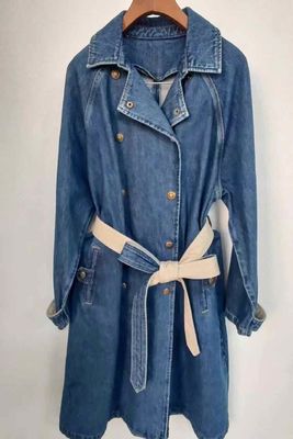 Miękkie delikatne tkaniny dżins suknia jeans suknia dla wygodnego uczucia