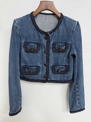 Myte Denim Blazer Outfit Jeans Blazer With A Textured High End Look